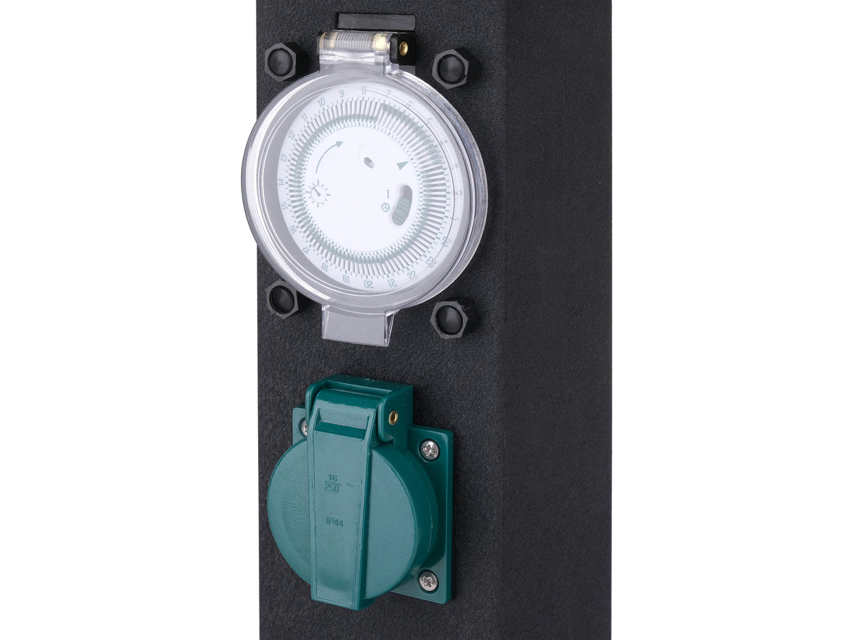 <translation>TUINCONTACTDOOS PAAL STAAL IP44 2X230V MET PROGRAMMEERFUNCTIE</translation>