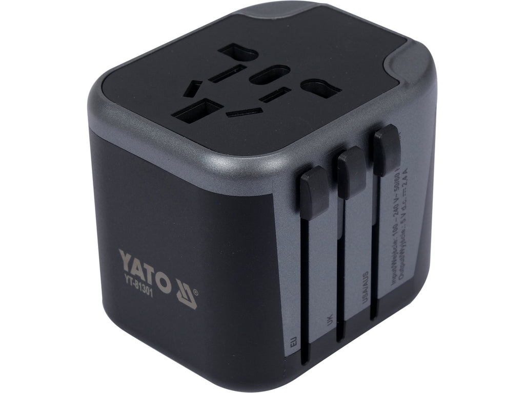 Universele Reisadapter Voor Meer Dan 150 Landen Met 2 X Usb-Lader 5V/2.4A