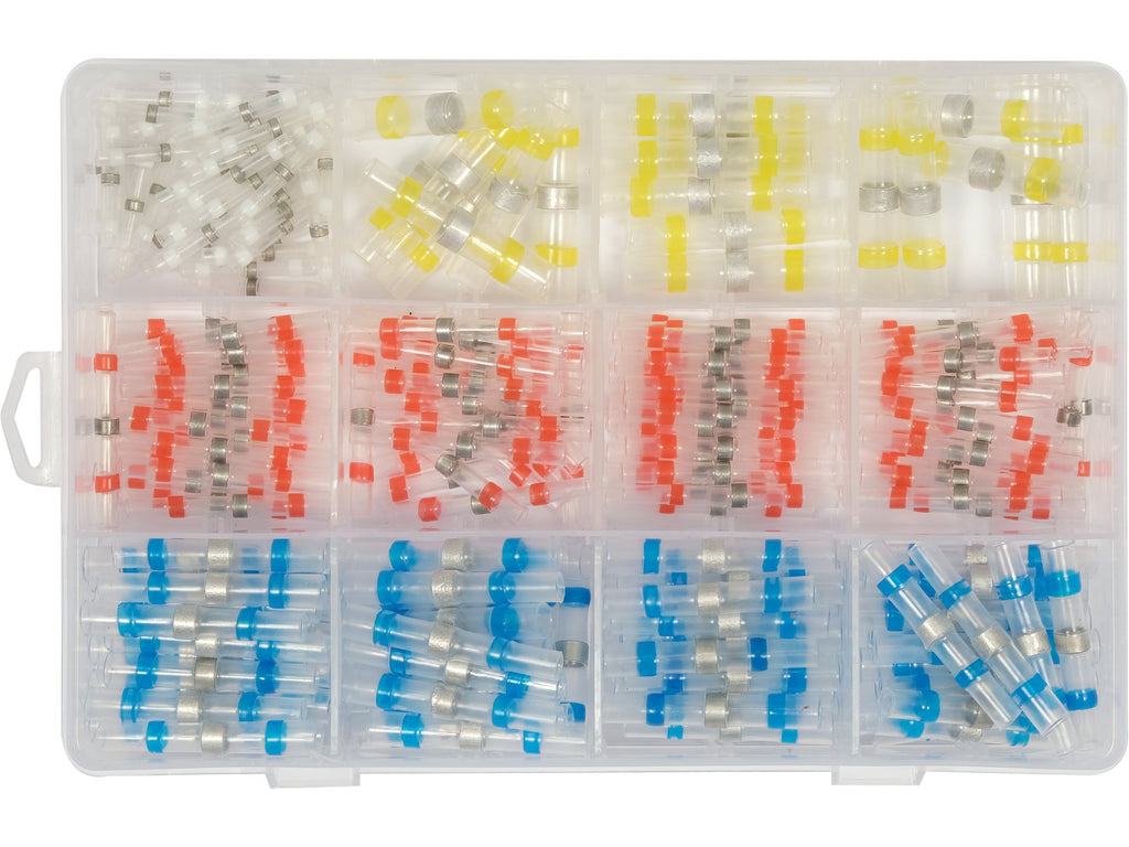 Set Van 220 Stuks Transparante Waterdichte Krimpschoenen Met Tin 0,25-6MM2