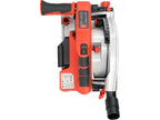 18V invalzaag (carrosserie; met geleider)