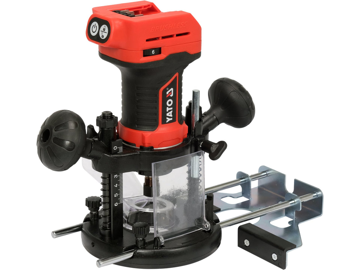 18V Freesmachine 3IN1 (Bl; 8000-26000MIN-1; Handvat 6/8MM) Zonder Accu.