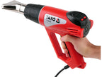 Warmtepistool 2000W 70~600°C Accessoires, Lcd-Display