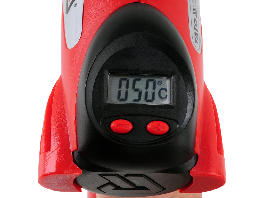 Warmtepistool 2000W 70~600°C Accessoires, Lcd-Display