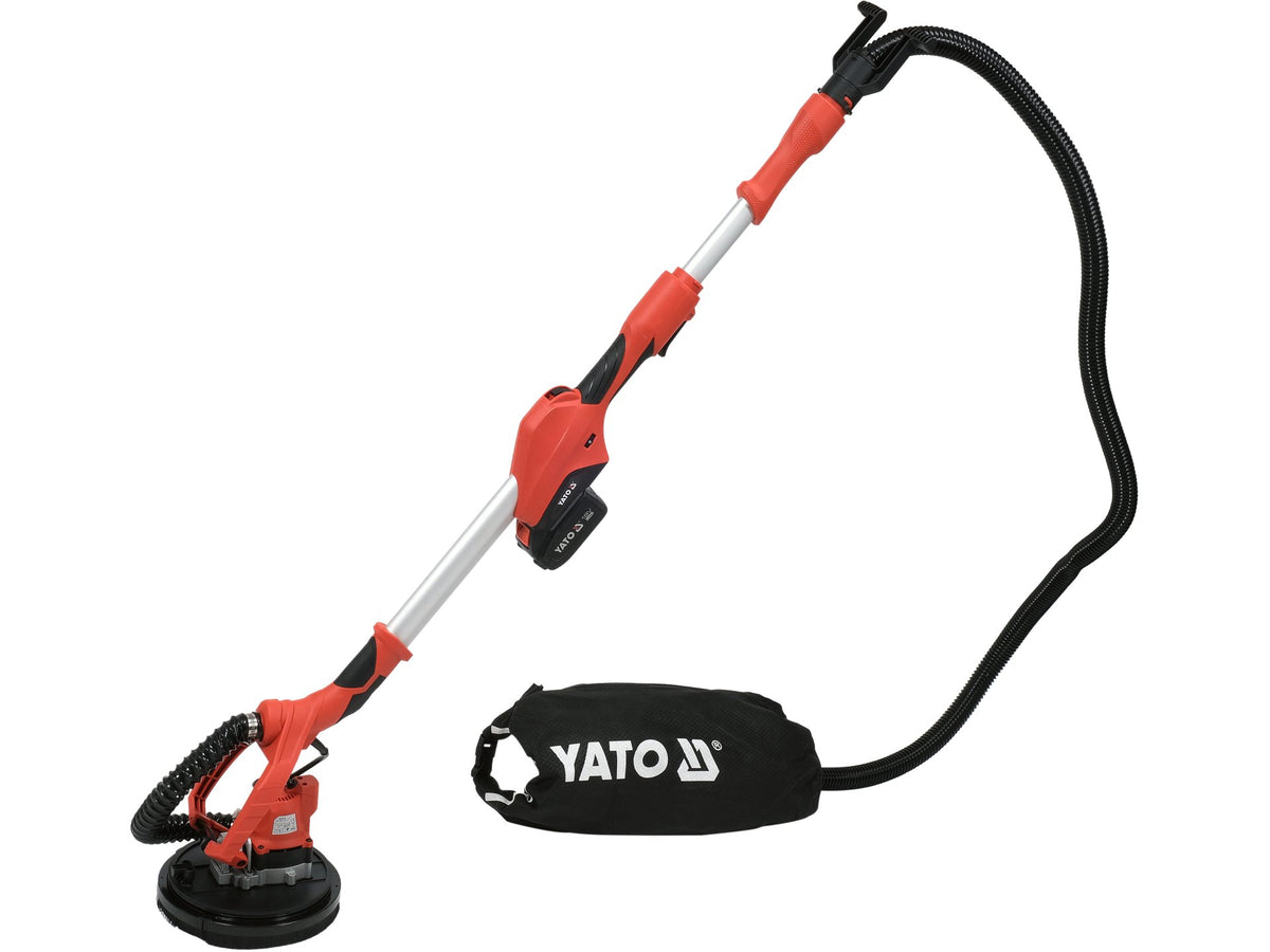 18V Gips Slijper Met Ingebouwde Stofzuiger - Set Met 4.0AH Batterij En Oplader