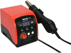 Heteluchtstation Vermogen 750W Met Led-Display Borstelloze Ventilator