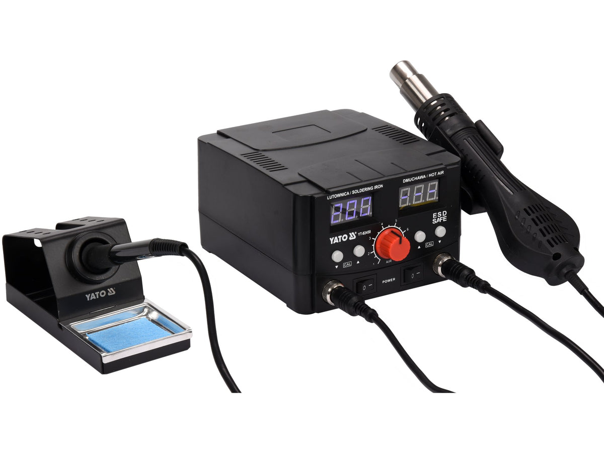2 In 1 Soldeerstation Vermogen 75W Tiptype 900M Heteluchtvermogen 750W Dubbel Led-Display