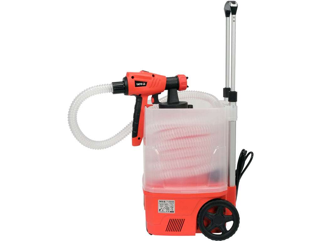 HVLP Schildergenerator 1100W 100DIN/SEC 1L/MIN + Set Nozzles Voor Het Verf Van Muren En Plafonds Zonder Verfstralen