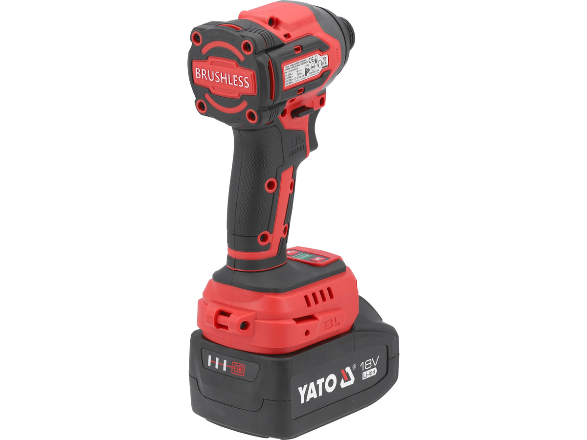 18V Slagschroef 230NM (Hex 6,35MM; 4,0AH) Voor Werken Met Timmerschroeven, M6-M14 Schroeven En 6,35MM Zeskantboren