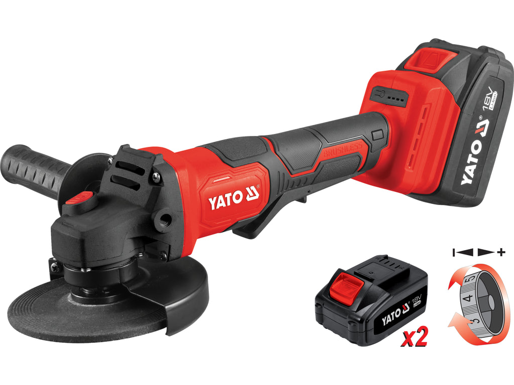 Haakse Slijper 18V ​​(Bl Motor; 2X4AH)