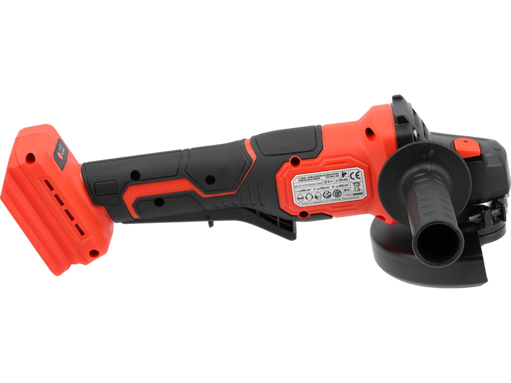 18V haakse slijper (zwarte motor; behuizing)