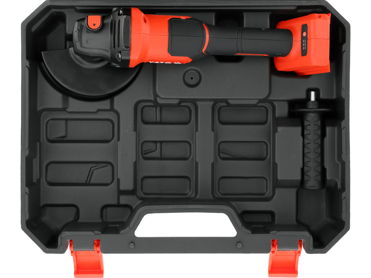 18V haakse slijper (zwarte motor; behuizing)