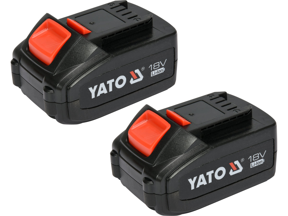 Haakse Slijper 125MM 18V, 2 Batterijen (3AH) En Lader