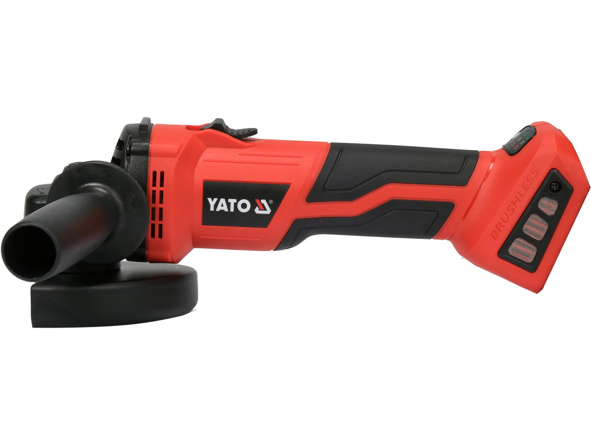 Haakse Slijper 18V 125MM Borstelloos, Met Soft Start En Regelsysteem. Snelheden