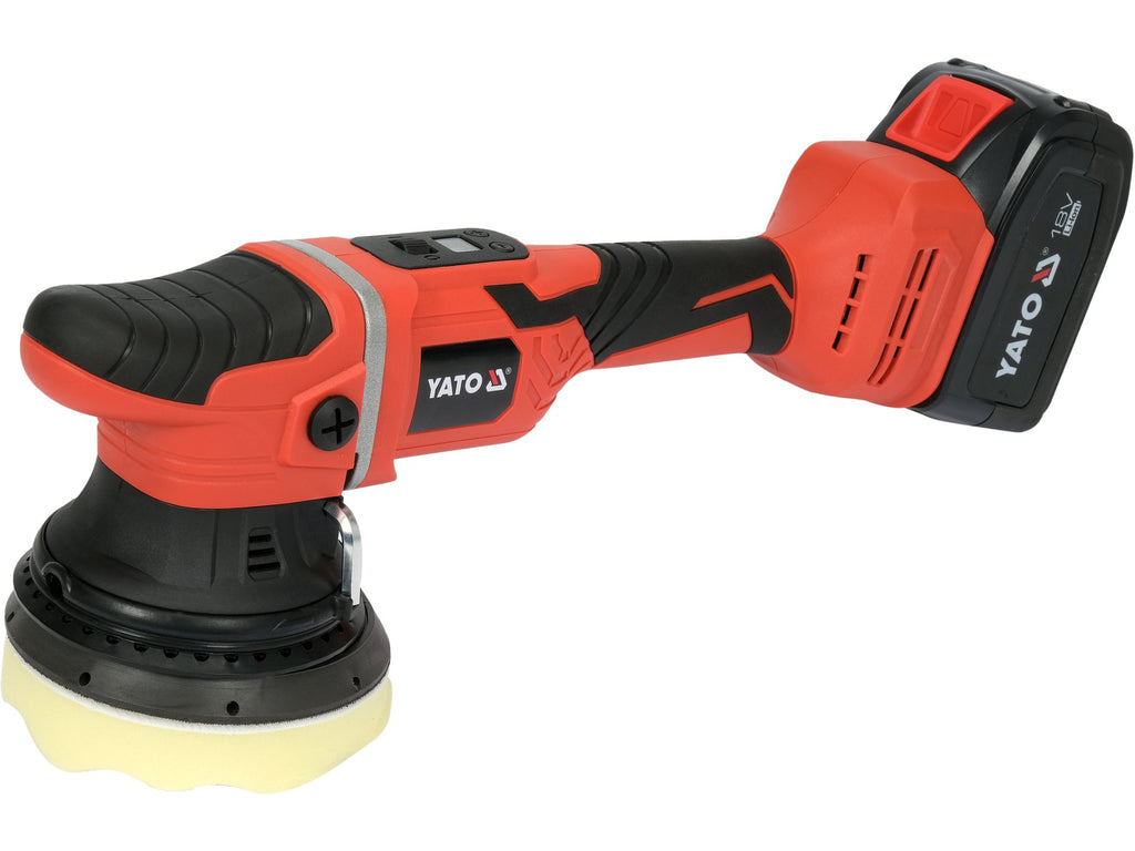 18V Orbitaal Polijstmachine 125MM Met 4.0AH Batterij En Oplader (Set)