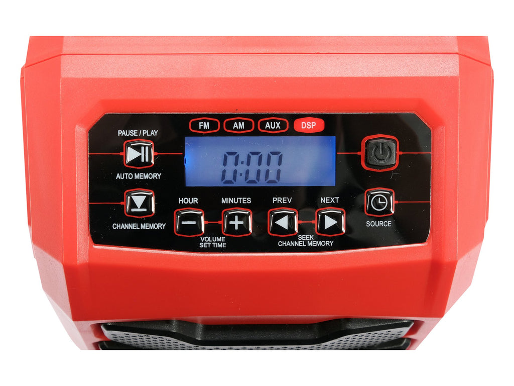 18V Bouwradio Met Batterij En Netwerk