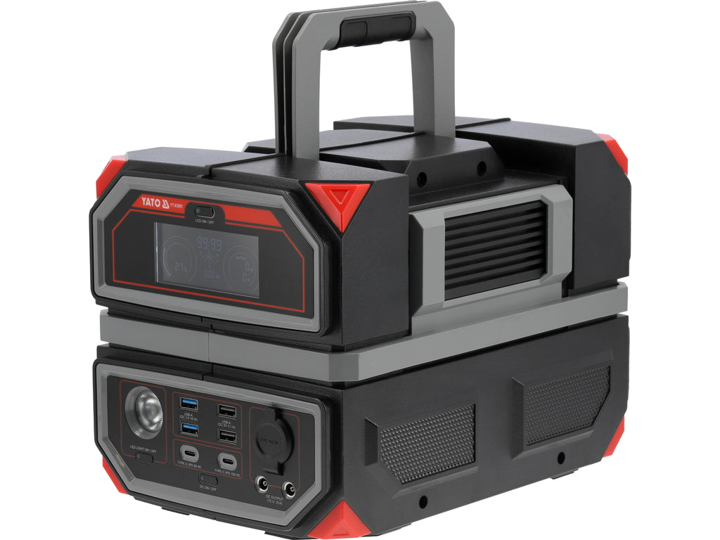Draagbaar Krachtstation 600W, 504WH, 230V, Usb-C Pd