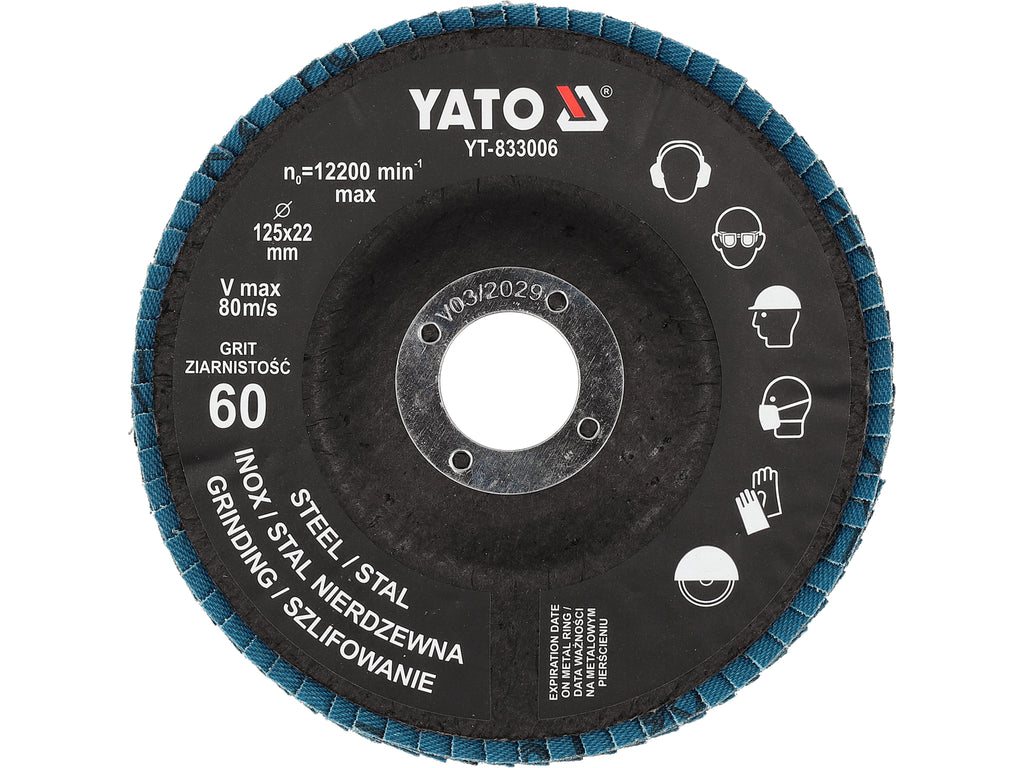 Tandwiel Voor Inox Schijf P60 125MM (1 St.) Blauw