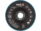 Tandwiel Voor Inox Schuren P120 125MM (1 Stuk) Blauw