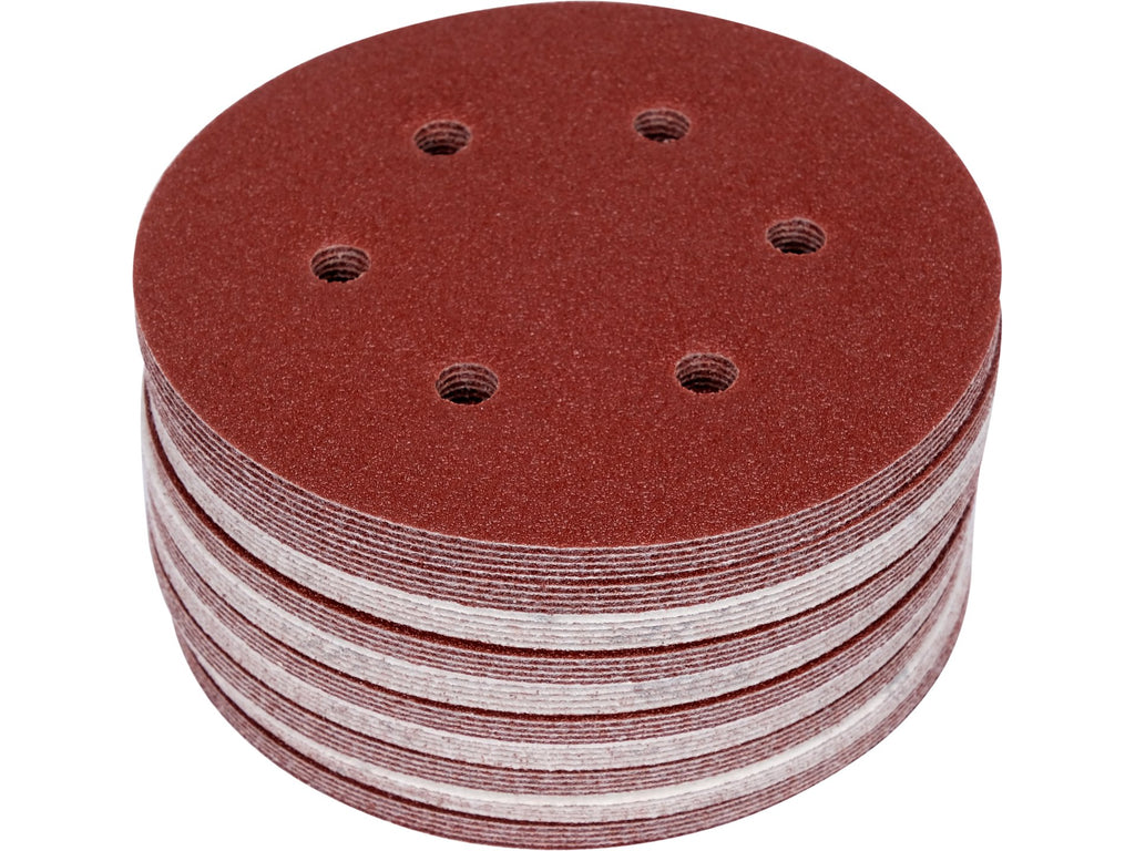 Velcro Schuurschijf, 6 Gaten, P60 150 MM / 50 St.