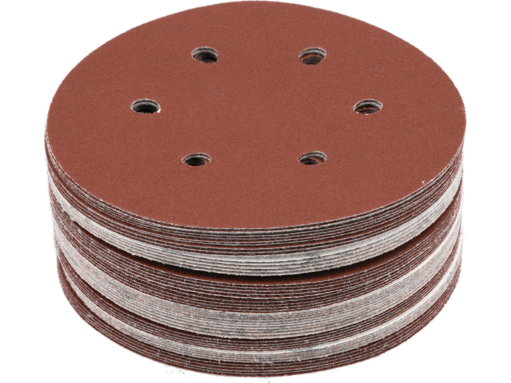 Velcro Schuurschijf, 6 Gaten, P120 150 MM / 50 St.
