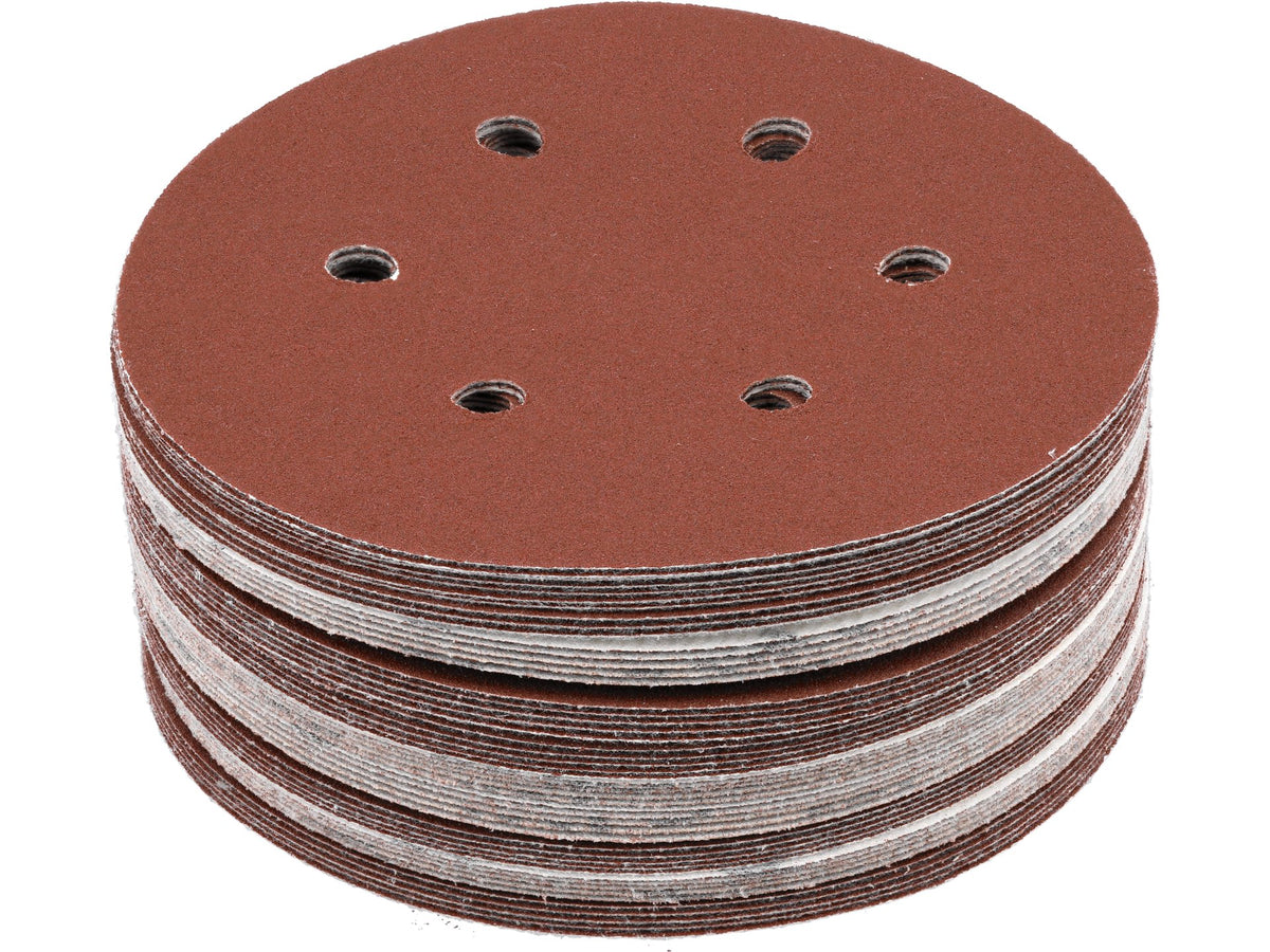 Velcro Schuurschijf, 6 Gaten, P120 150 MM / 50 St.