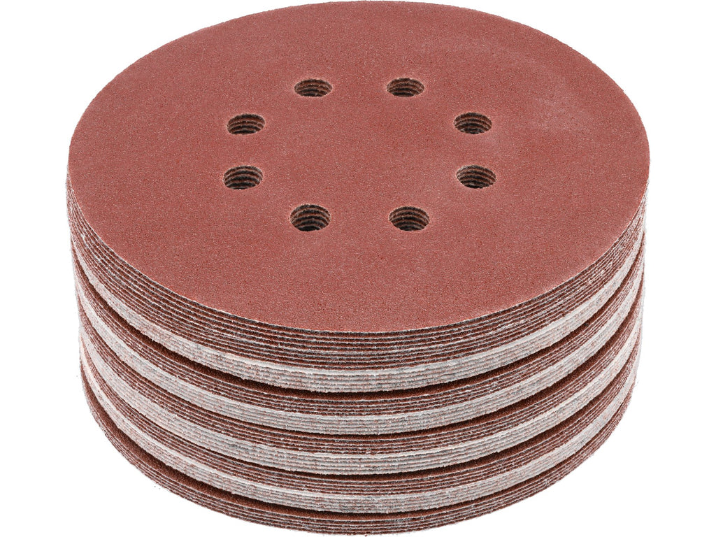 Velcro Schuurschijf, 8 Gaten, P80 150 MM / 50 St.