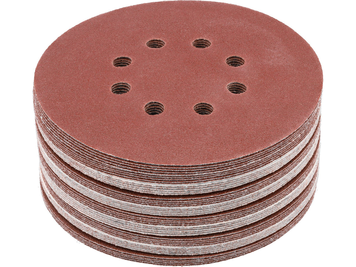 Velcro Schuurschijf, 8 Gaten, P80 150 MM / 50 St.