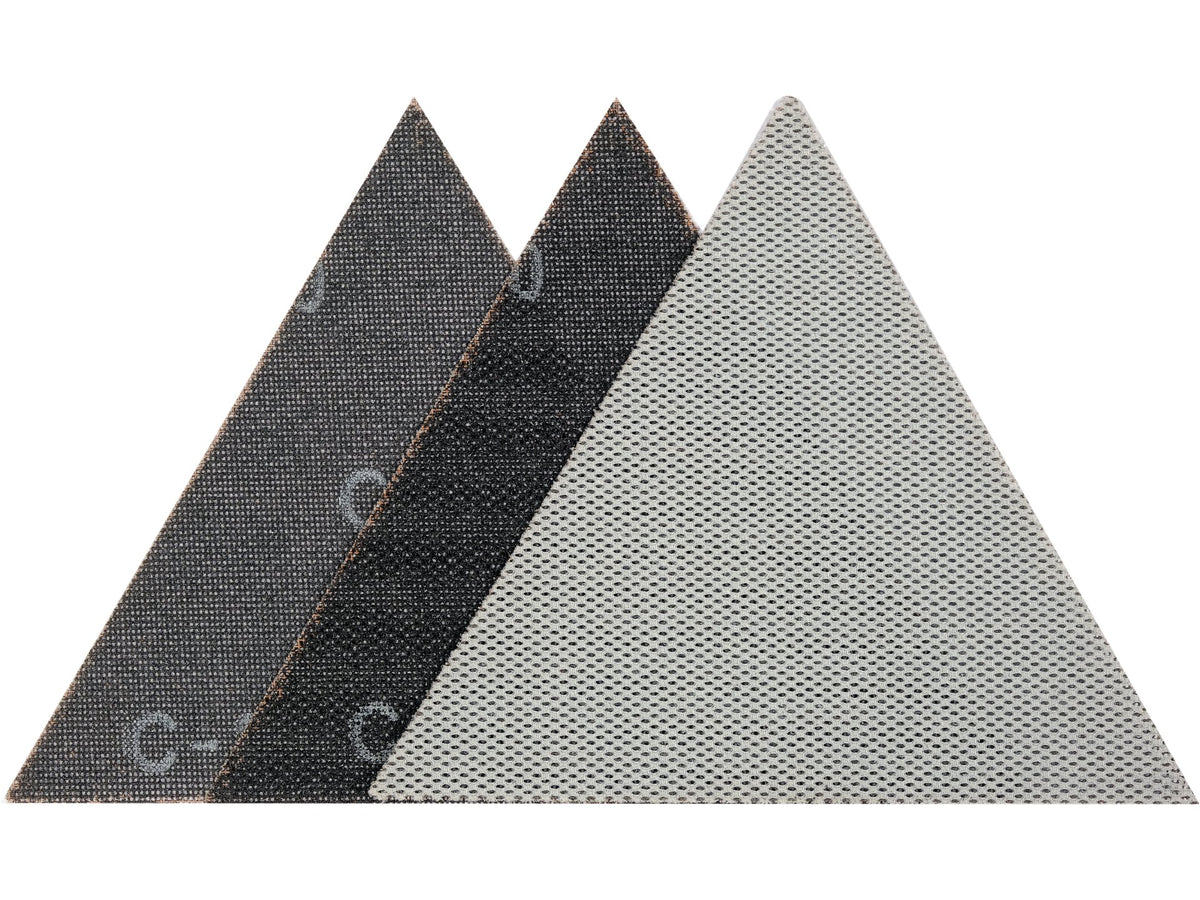 DELTA SCHUURNET MET Klittenband 28CM 3ST P120 VOOR SLIJPER
