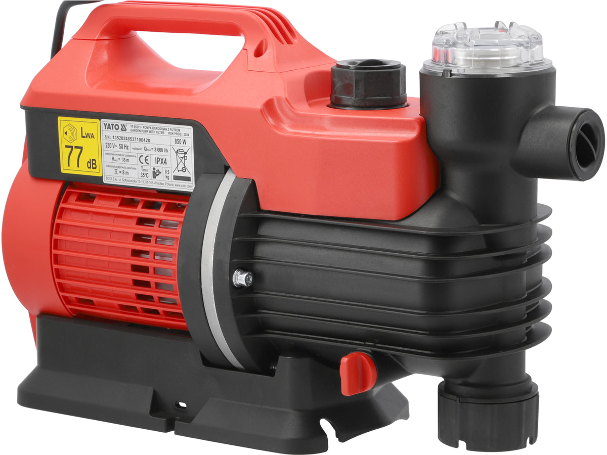 Elektronische Hydrophorus 850W Met Filter