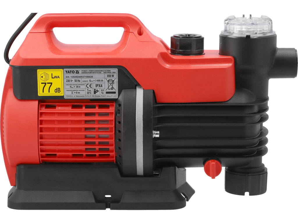 Elektronische Hydrophorus 850W Met Filter