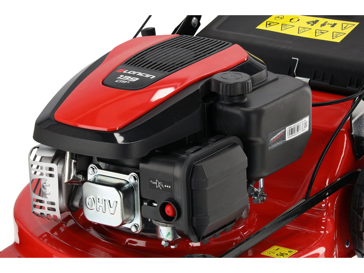 Grasmaaier Op Benzine 139CM Loncin, 46 CM Met Aandrijving