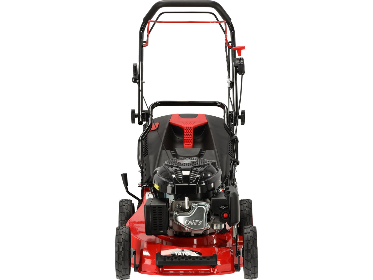 Grasmaaier Op Benzine 196CM Loncin, 48 CM Met Aandrijving, Aluminium Behuizing