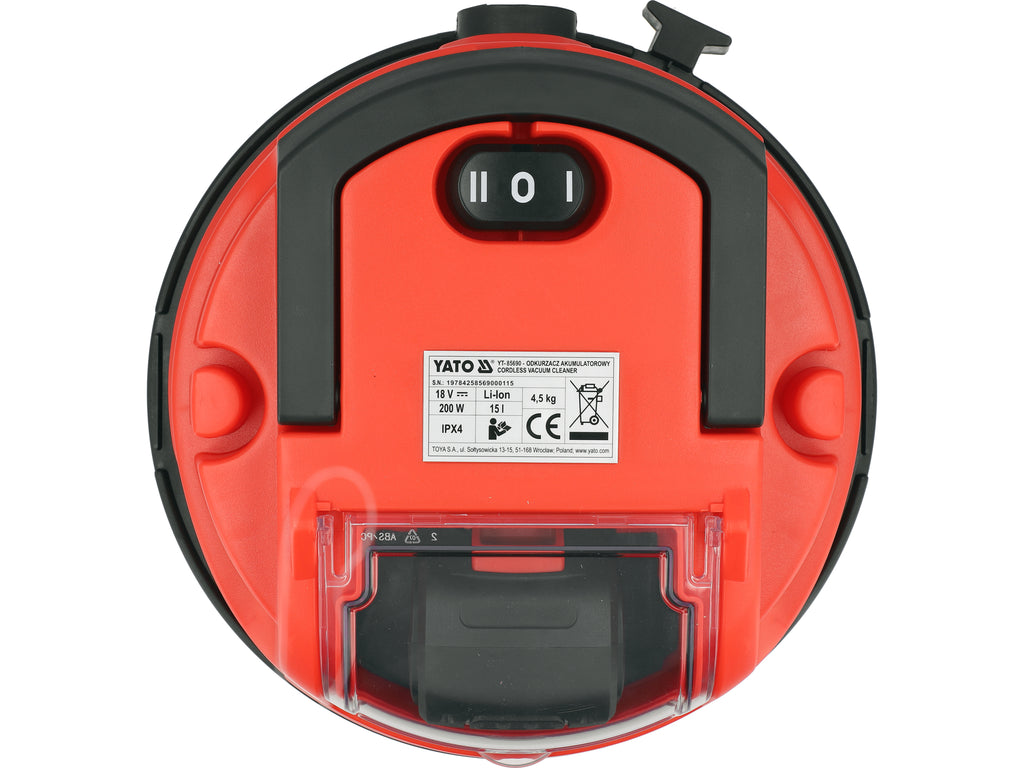 Stofzuiger 18V ​​(15l; 9AH; Bl Motor)