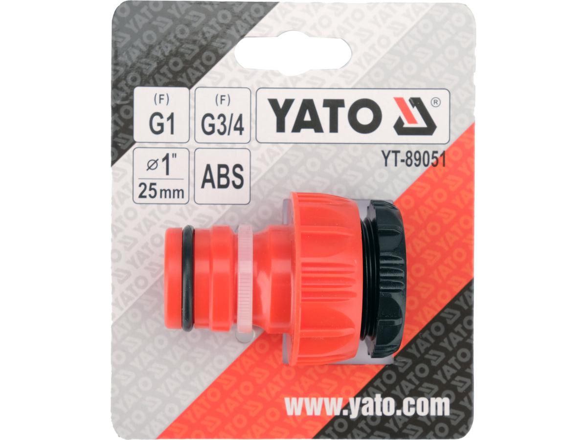 Kraanaansluiting 1"-3/4" Hoge Stroom
