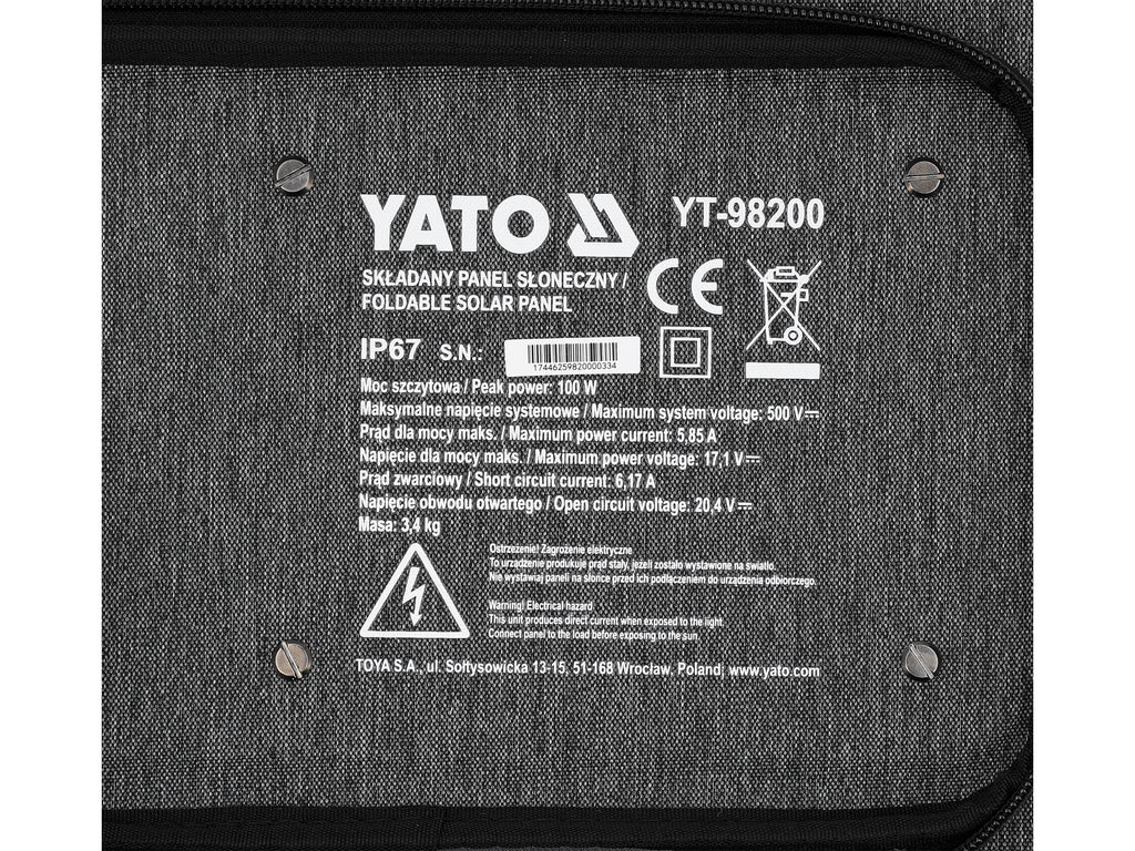 Opvouwbaar Zonnepaneel 100W 4IN1
