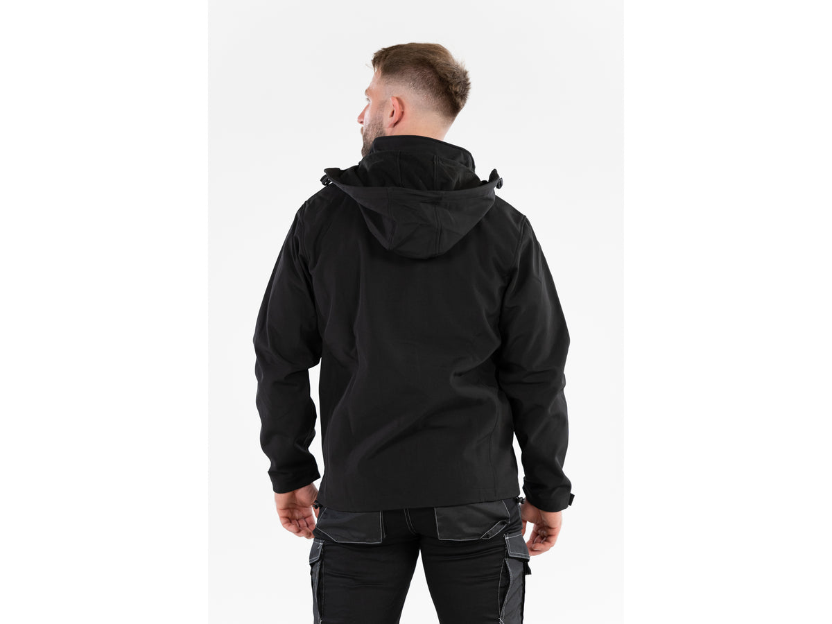 Softshell Jas Met Kap Obsidian Maat. Xl