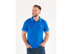 Zacht Poloshirt, Blauw, Maat. L