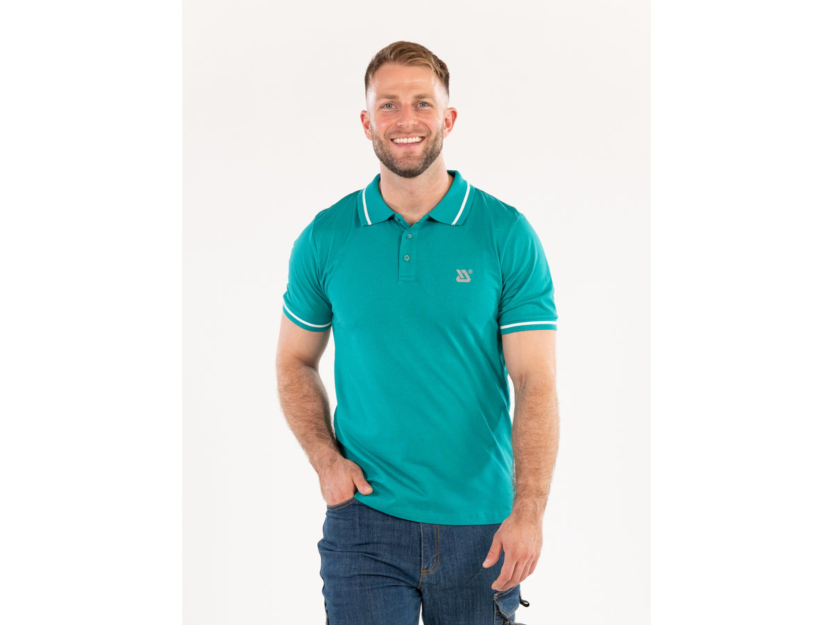 Zacht Poloshirt, Groen, Maat. 2XL