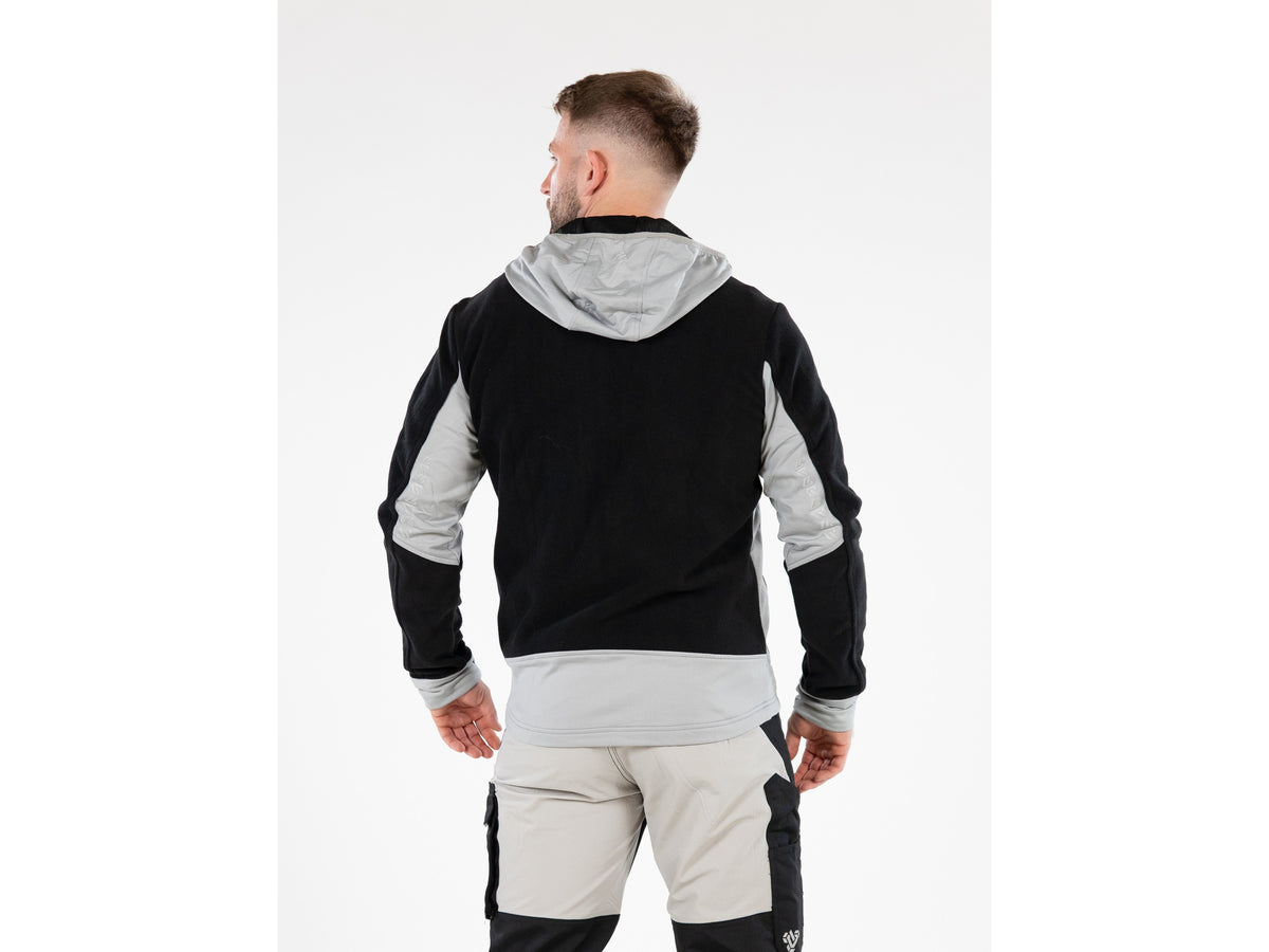 Sarna Fleece Met Capuchon Zwart Maat. 3XL