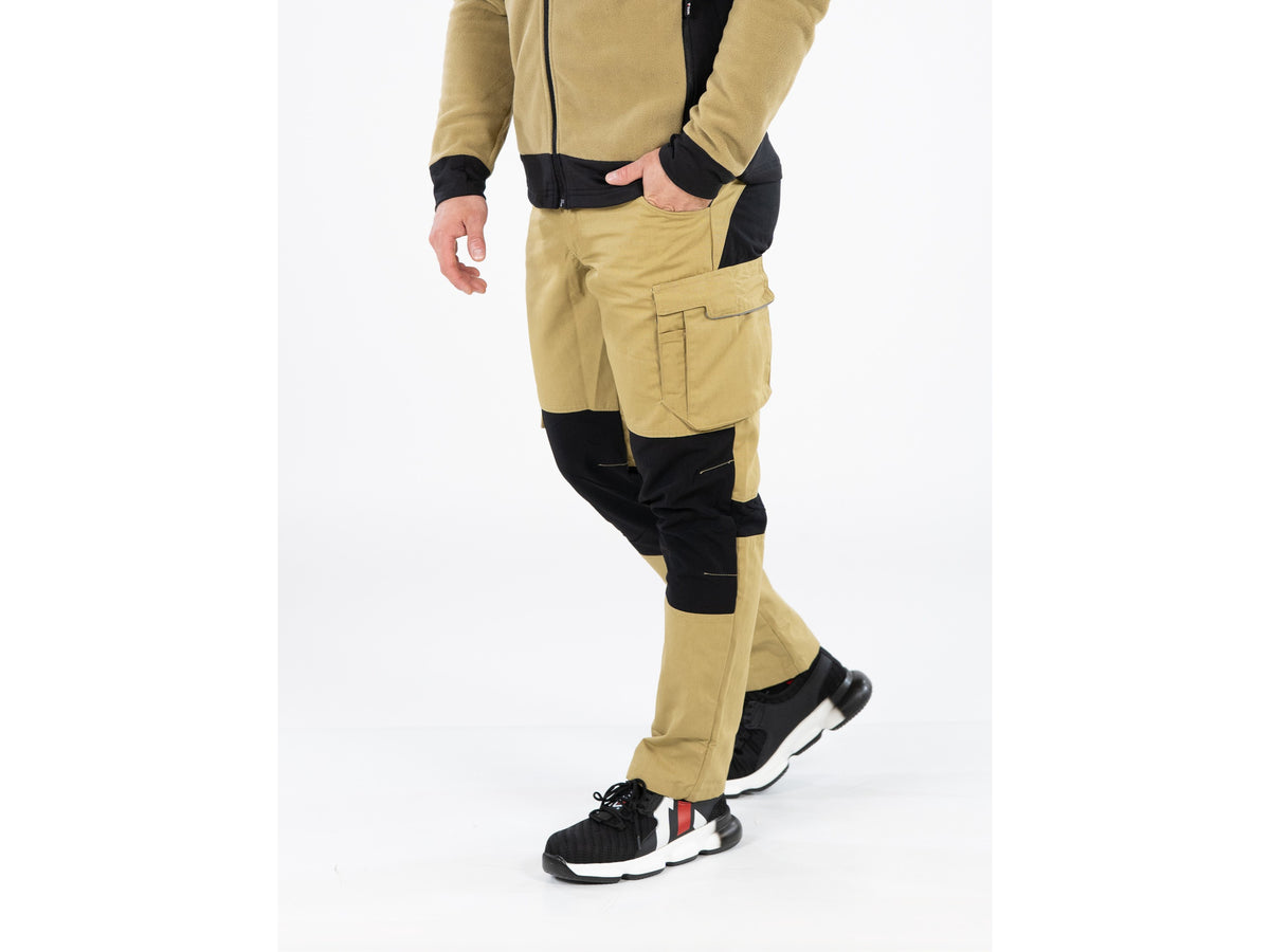 Werkbroek 4-WAY Stretch Serval Kh. Maat 3XL