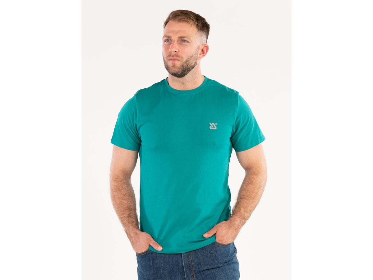 T-Shirt, Lange Serie, Groen Met Elastaan, Maat. Xl