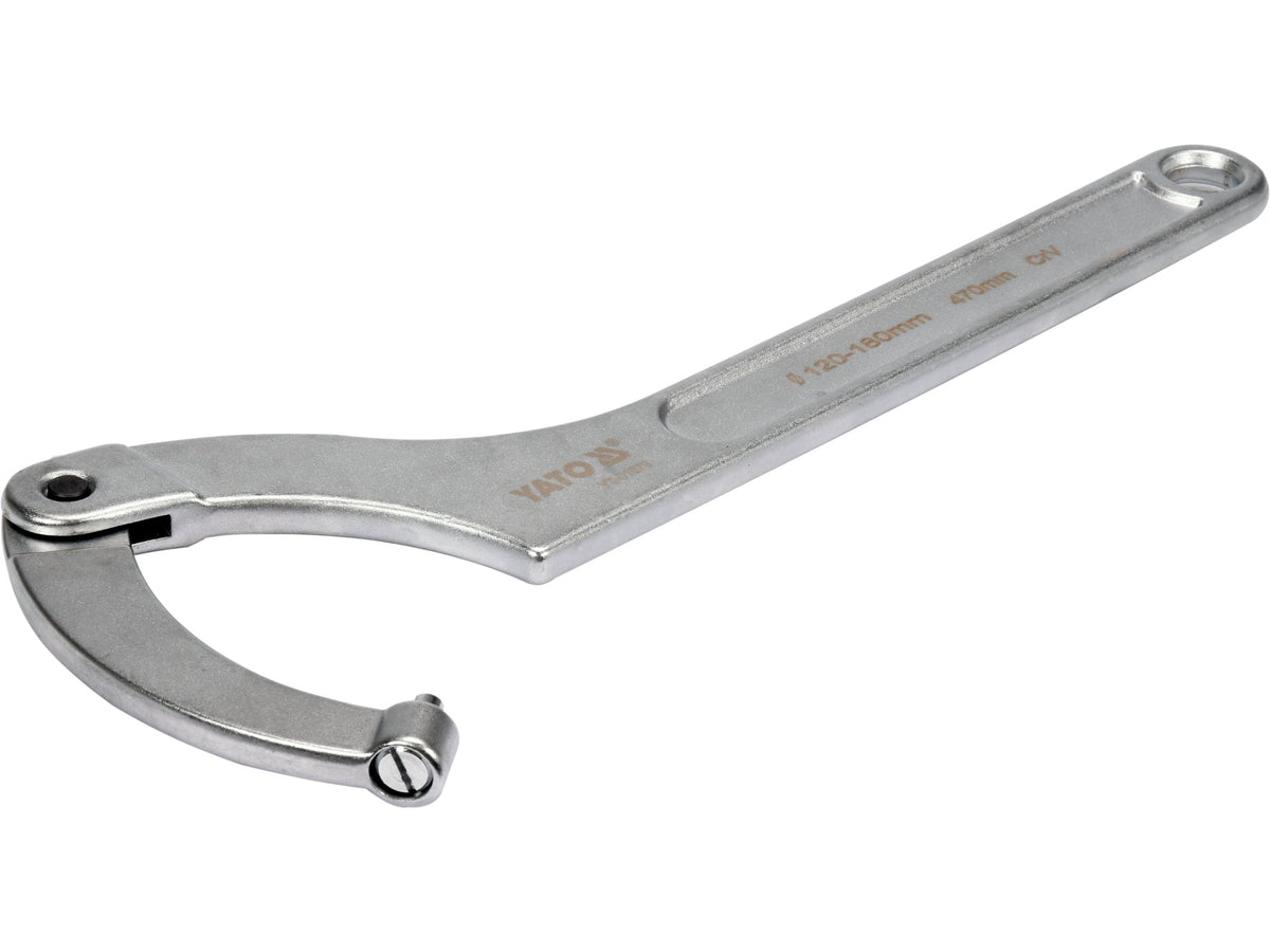 Haaksleutel Met Ronde Pen, Gedeelt 120-180 MM