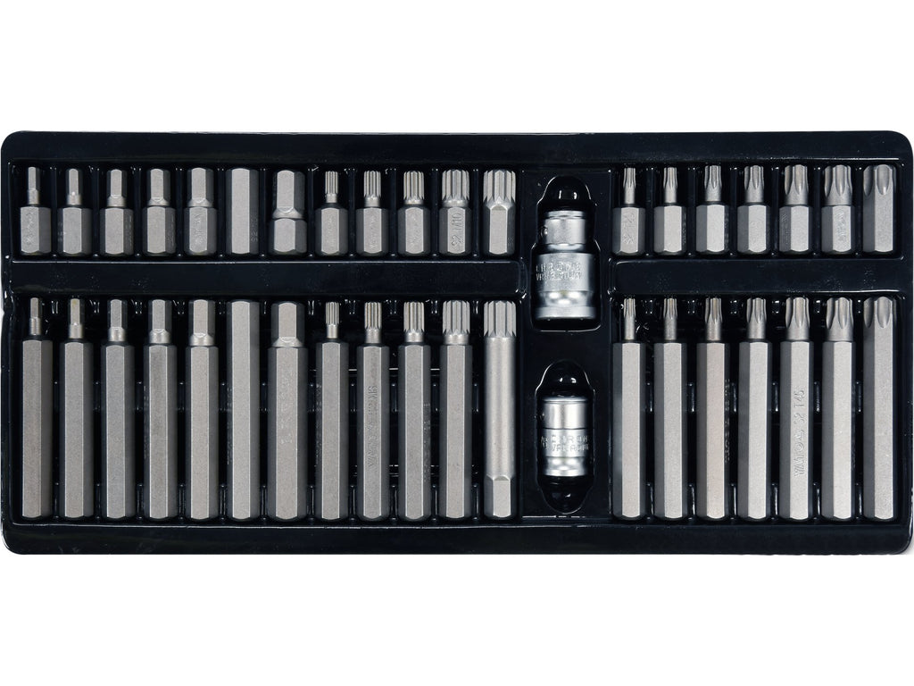 Zeskant-, Torx-, Spline-Schroefdraadtips, Set Van 40 Stuks.