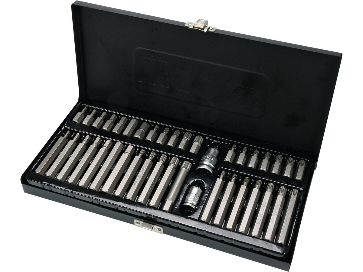 Zeskant-, Torx-, Spline-Schroefdraadtips, Set Van 40 Stuks.