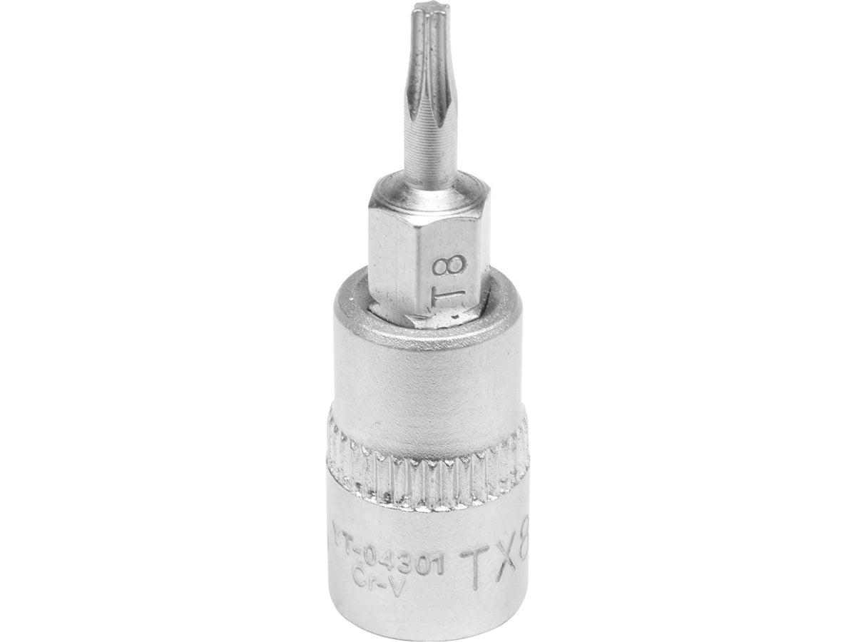 Torx Slotsleutel 1/4'' T8 L37MM