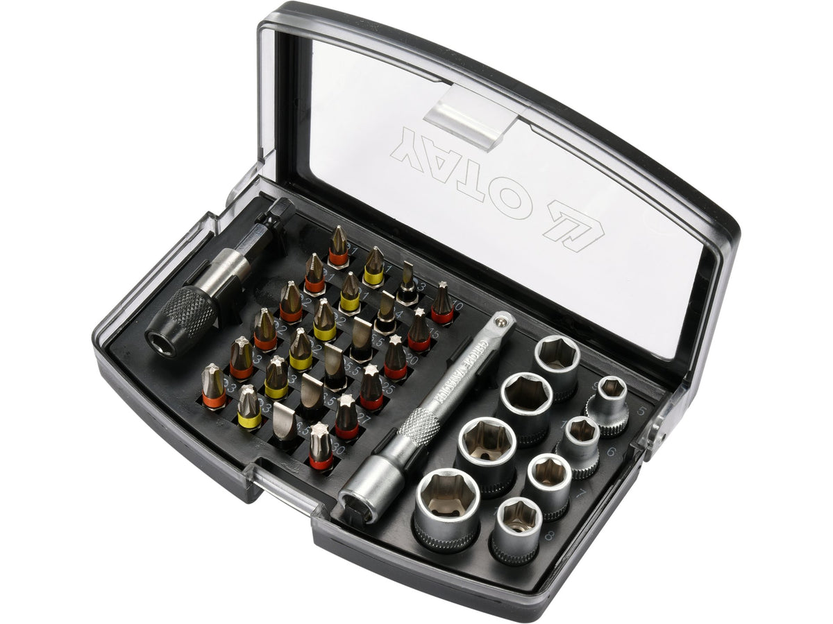 Set Schroefdraadtips En Doppen 34 St.