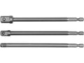 Zeskantadapter Voor Doppen - 1/4, 3/8, 1/2 3 Stuks.