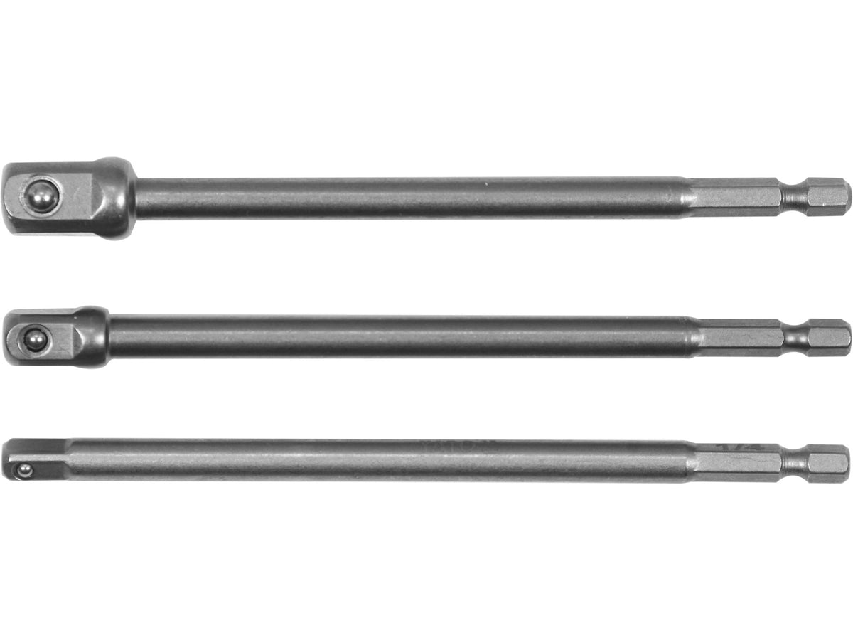 Zeskantadapter Voor Doppen - 1/4, 3/8, 1/2 3 Stuks.
