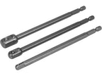 Zeskantadapter Voor Doppen - 1/4, 3/8, 1/2 3 Stuks.