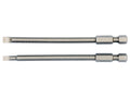 Schroefdraadtips 1/4'', Plat: 4X100MM, 5X100MM